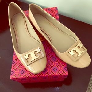 Sixties-inspired leather Gigi Ballet Flat